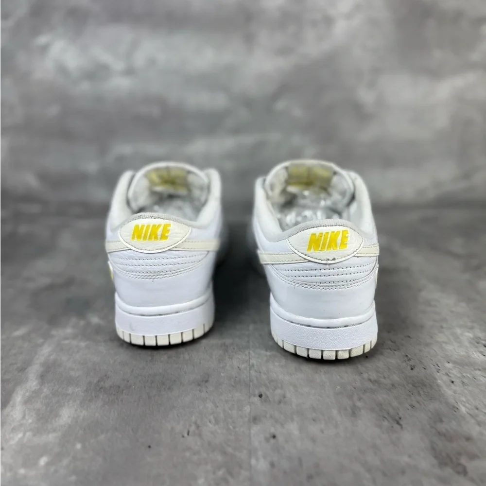 Limited Edition Nike Dunk Low “Yellow Heart” White/Yellow Women’s Sneakers